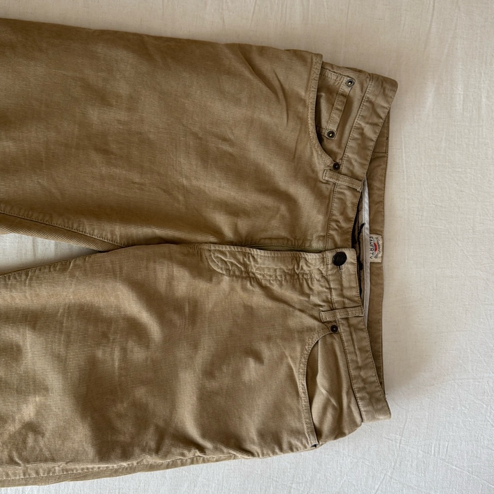 Faherty corduroy pants (khaki) 33x32